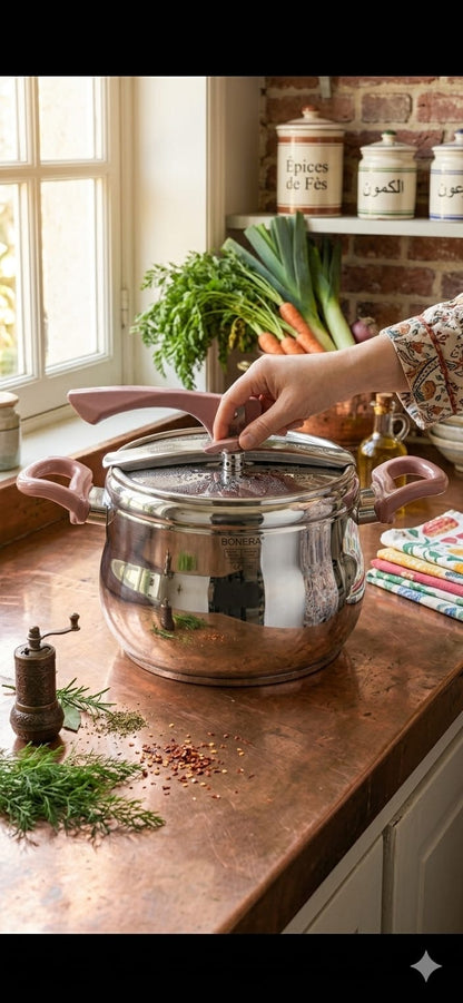 Cocotte Minute BONERA 6L – Cuisson Rapide & Sécurisée