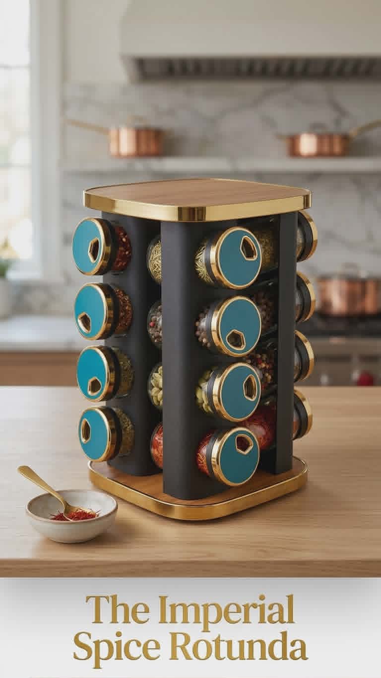 Porte-Épices Rotatif Premium 17 pcs